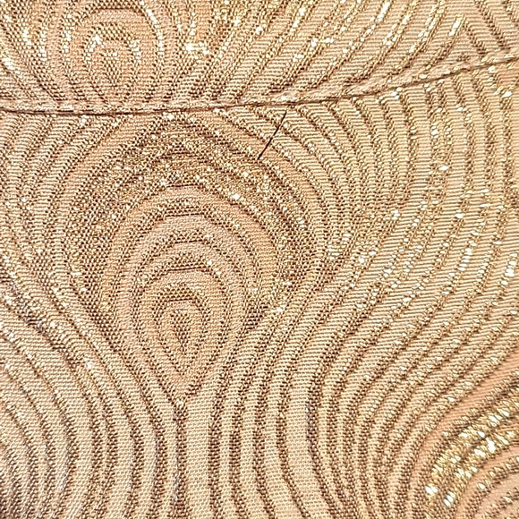 Cocktail Dress, Mini, Gold Metelic - Picture 3 of 8